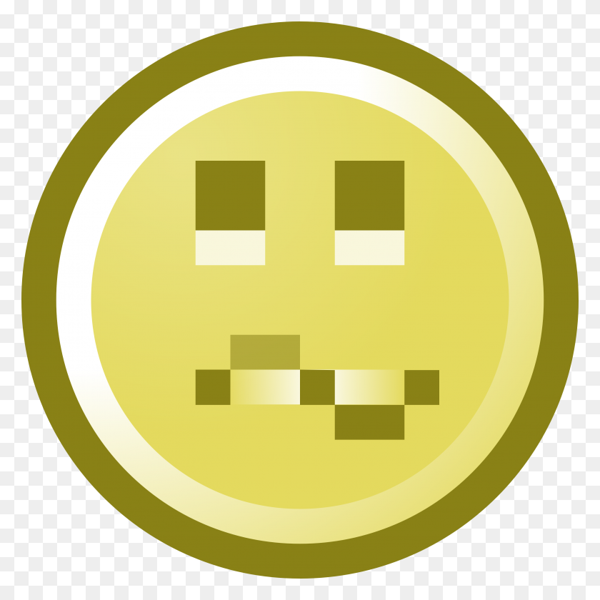 3200x3200 Free Confused Smiley Face Clip Art Illustration - Face Talking Clipart
