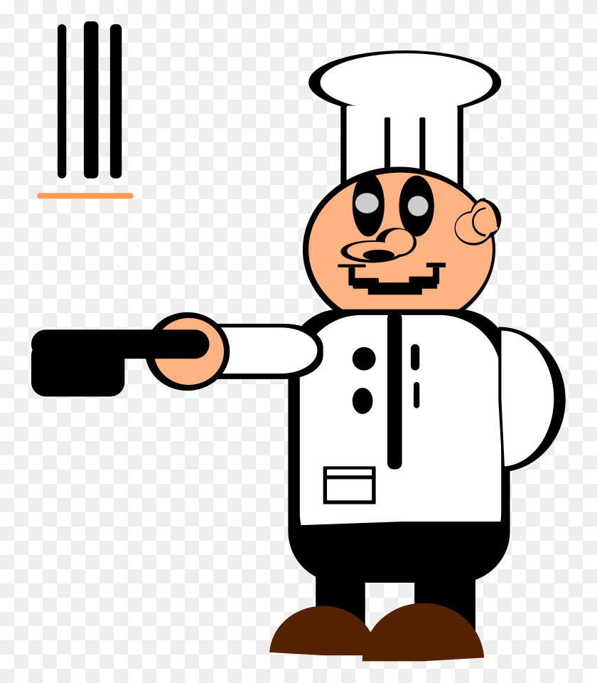 752x900 Free Cooking Clip Art Images - Free Chef Clipart