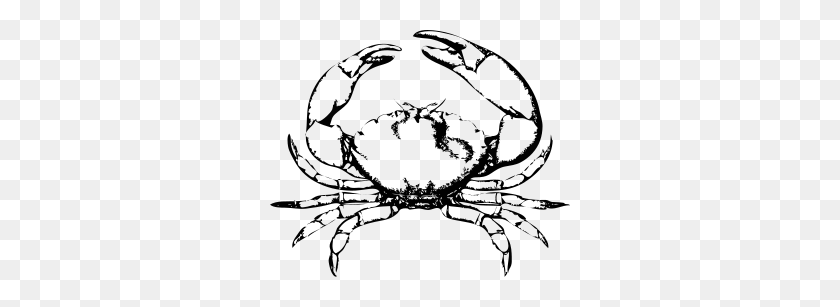 300x247 Free Crab Clipart Png, Crab Icons - Crab Black And White Clipart