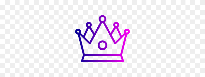 256x256 Free Crown Icon Download Png, Formats - Purple Crown PNG