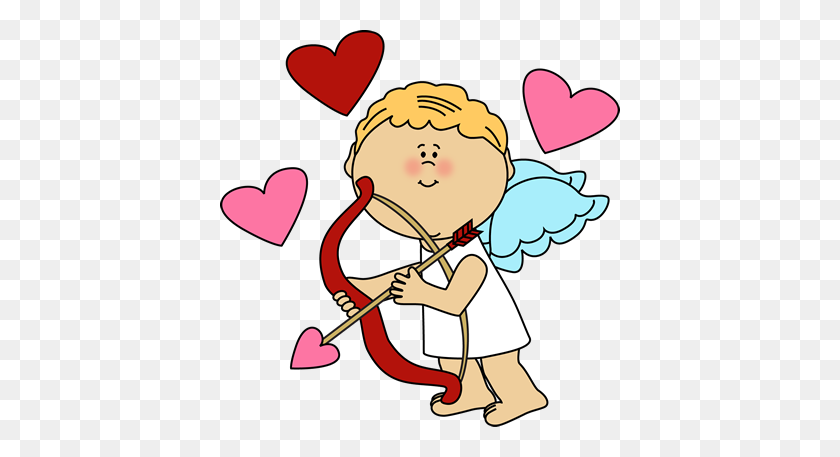 400x397 Free Cupid Clip Art - Taking Pictures Clipart