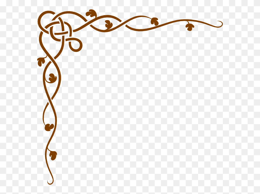 600x565 Free Curly Cues Clipart - Curly Lines Clipart