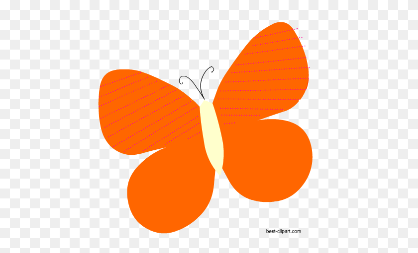 450x450 Free Cute Butterfly Clip Art Graphics - Butterfly Images Clip Art