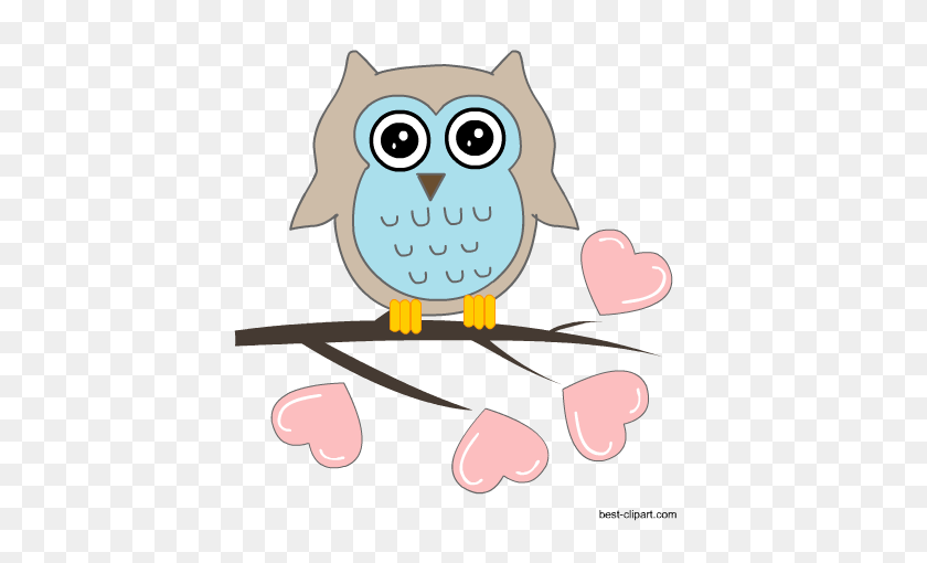 450x450 Free Cute Owl Clip Art Images, Illstrations And Graphics - Owl PNG