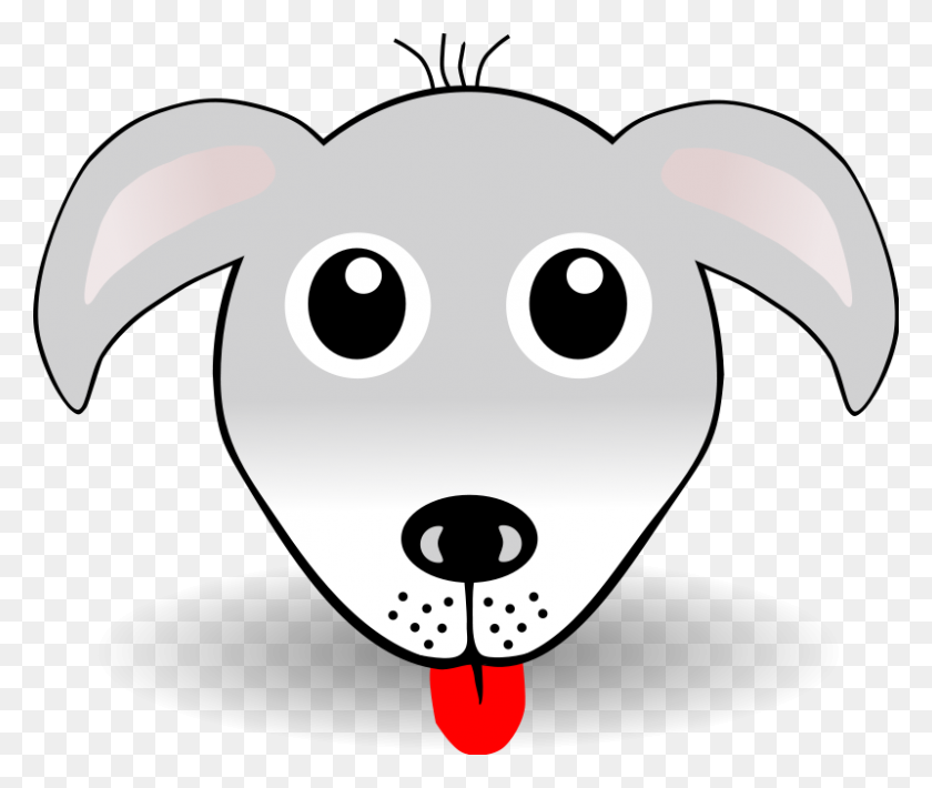 800x667 Free Cute Pictures Of Cartoon Puppies - Puppy Face Clipart