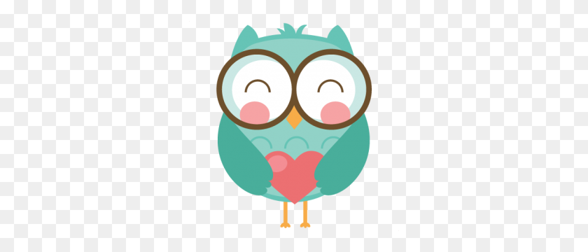 300x300 Free Cutters Valentine Owls - Valentine Owl Clipart