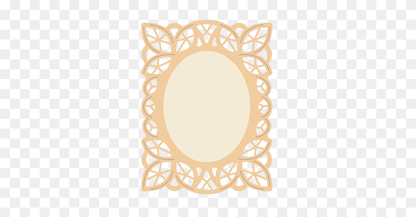 294x379 Free Cutting Lace Frame Gentleman Crafter - Lace Pattern PNG