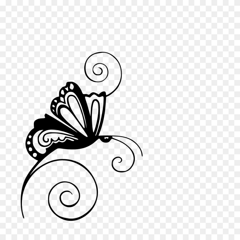1080x1080 Free Cutting Of Swirls Butterfly Jennifer Collector - Hobbies Clipart