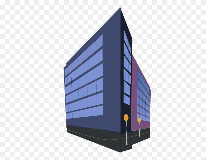 414x594 Libre Cyber ​​Building Clipart Clipart Library - Tall Building Clipart
