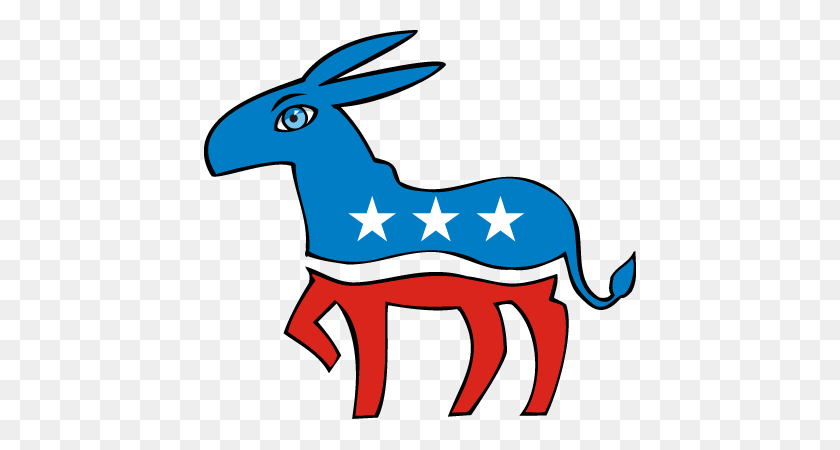 432x390 Free Democratic Politics Donkey Vector Art Clip Art Image - Democrat Donkey Clipart