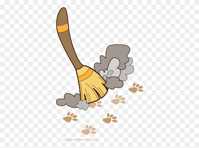 368x563 Free Dog Clipart - Sweeping Clipart