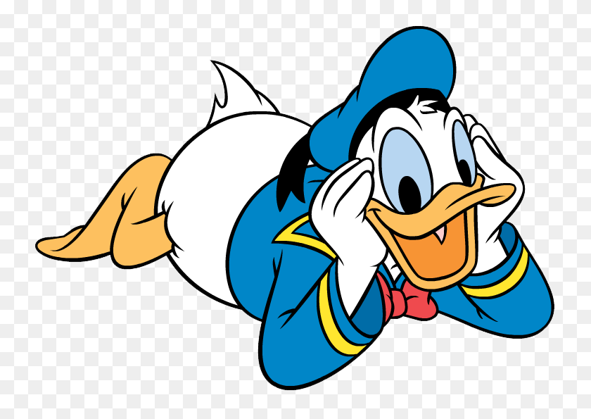 763x535 Free Donald Duck Clipart - Duck Feet Clipart