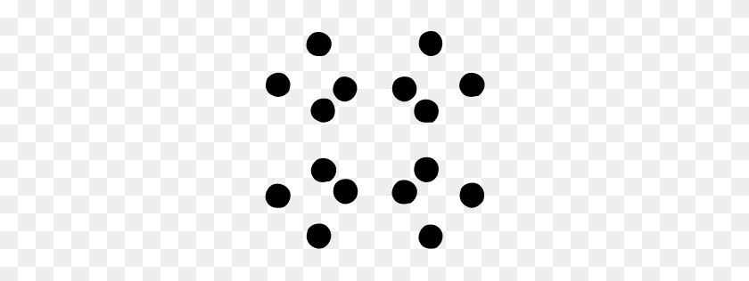 256x256 Free Dots Icon Download Png, Formats - Dot Grid PNG
