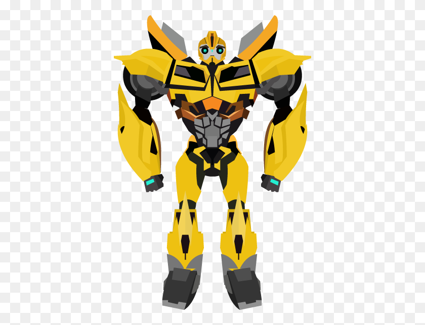 390x584 Descargar Gratis Autobot Bumble Bee Clipart Para Su Creación - Optimus Prime Clipart