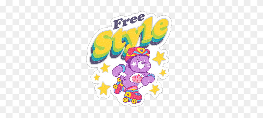 317x317 Descarga Gratuita De Bears Skate Viber Sticker - Care Bear Png