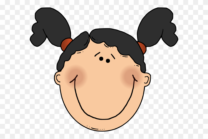 600x501 Free Download Cartoon Girl Face Clipart For Your Creation Funny - Scared Girl Clipart