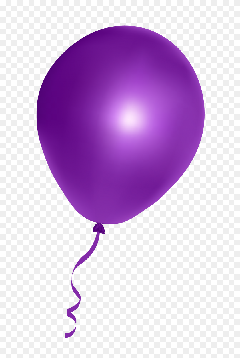 2416x3704 Бесплатные Изображения Для Скачивания, Воздушный Шар - Фиолетовый Воздушный Шар Клипарт