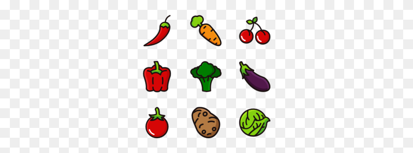 260x251 Free Download Line Clipart Vegetarian Cuisine Drawing Watermelon - Vegetarian Clipart