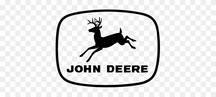 427x319 Векторный Логотип John Deere - Черно-Белый Рисовый Клипарт Бесплатно