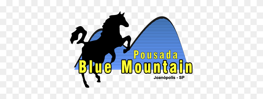 411x257 Бесплатная Загрузка Векторный Логотип Pousada Blue Mountain - Вектор Горы Png