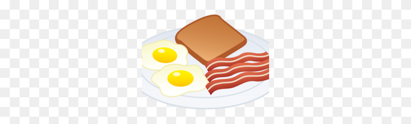 260x195 Free Download Organism Clipart Bacon Breakfast Pancake Plate - Bacon Clipart Black And White