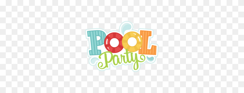 260x260 Free Download Text Clipart Swimming Pools Logo Pool Party Clip Art - Pool Toys Clipart