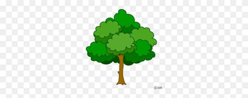 260x273 Скачать Бесплатно Дерево Клипарт Рисунок Дерево Дуб Темное Дерево Png Png - Маленькое Дерево Png