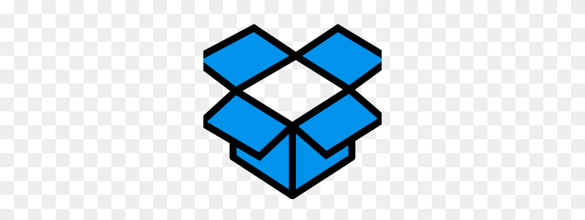 256x256 Png Значок Dropbox - Логотип Dropbox Png