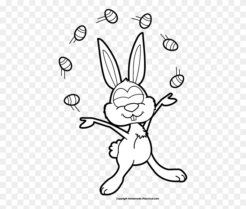 440x652 Free Easter Bunny Clipart - Free Easter Bunny Clipart