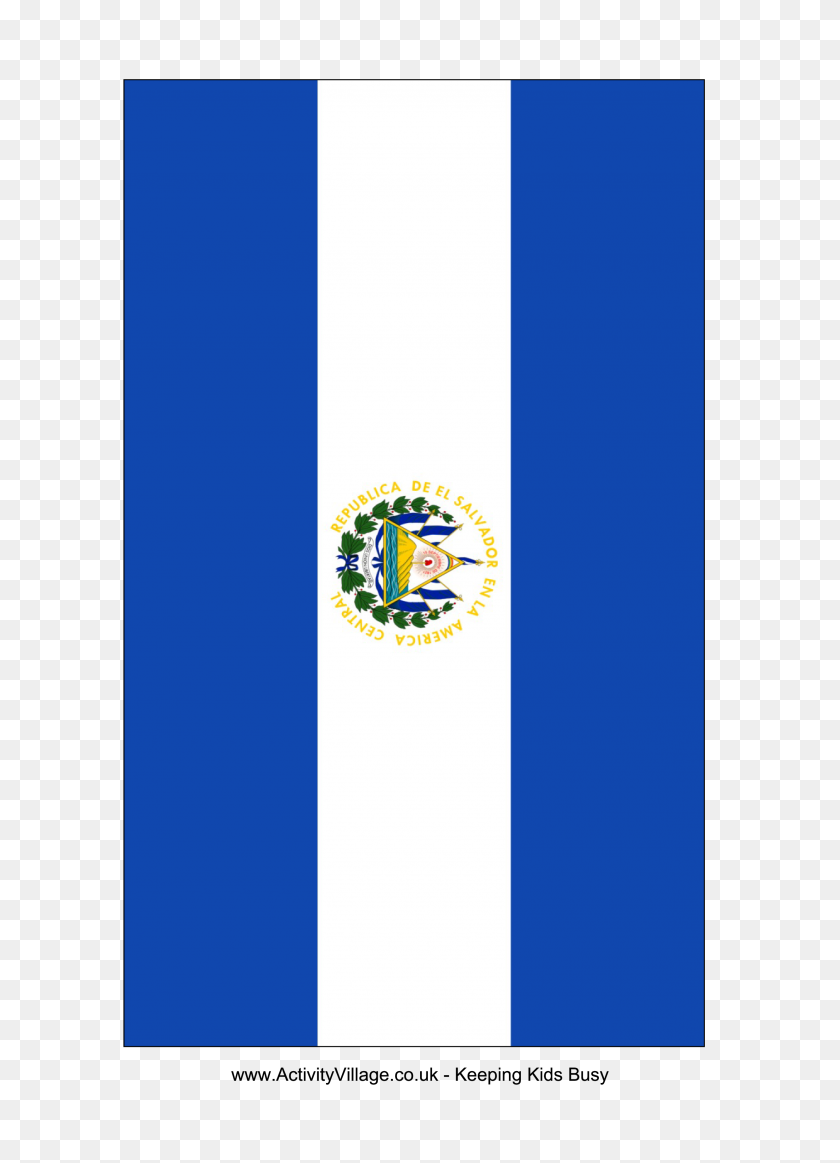 2480x3508 Plantillas Gratuitas De La Bandera De El Salvador - Bandera De El Salvador Png