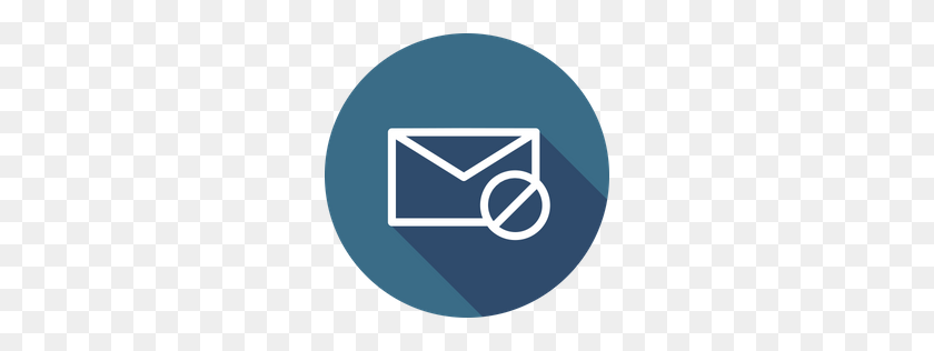 256x256 Free Email, Mail, Send, Receive, Failed, Denied, Envelope Icon - Denied PNG