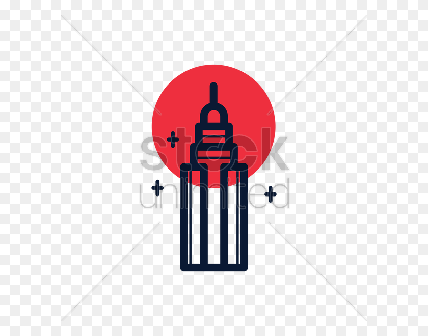 600x600 Free Empire State Building Vector Image - Empire State Building PNG