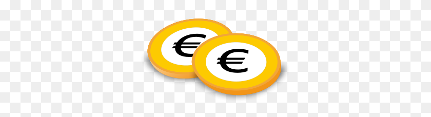 300x168 Free Euro Clipart Png, Euro Icons - Euro PNG