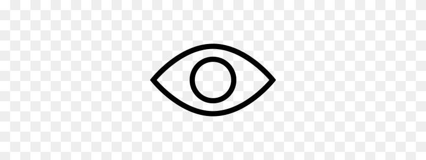 256x256 Free Eye Icon Download Png, Formats - Eye Symbol PNG