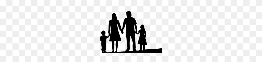 200x140 Free Family Silhouette Clip Art Free Family Silhouette Clipart - People Silhouette Clipart