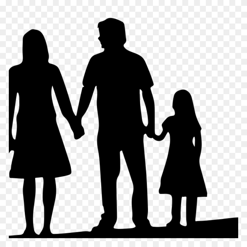 1024x1024 Free Family Silhouette Clip Art Person Royalty Download Huge - Free Friendship Clipart