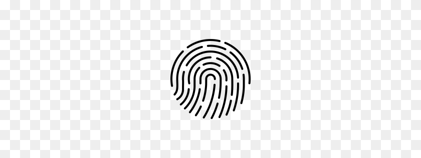 256x256 Free Fingerprint, Biometric, Forensic, Science, Threat, Hacker - Proof PNG