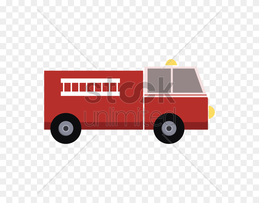 600x600 Free Fire Engine Vector Image - Fire Truck Clip Art Free