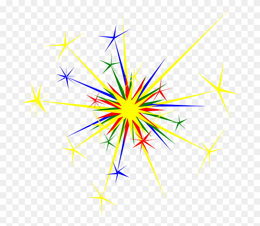 700x669 Free Fireworks Clipart - Year Clipart