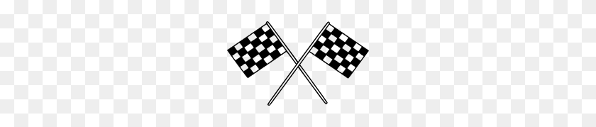 200x119 Free Flags Clipart Png, Flags Icons - Racing Clipart Black And White
