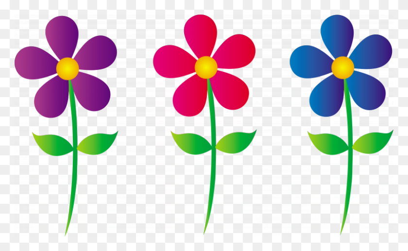 800x469 Бесплатные Цветочные Картинки Графика Цветов Для Изображения Макетов - Фиолетовый Цветок Клипарт