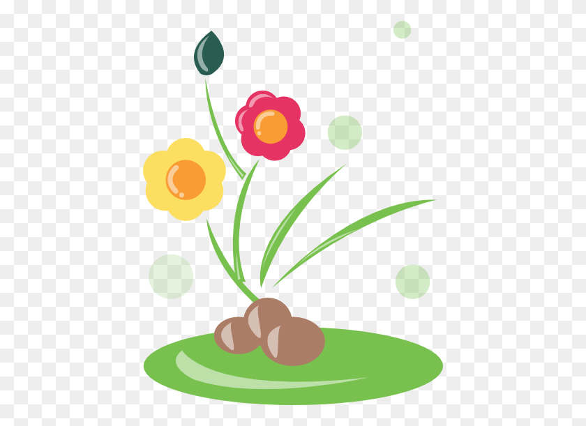 430x551 Free Flower Clipart And Graphics - Pretty Flower Clipart