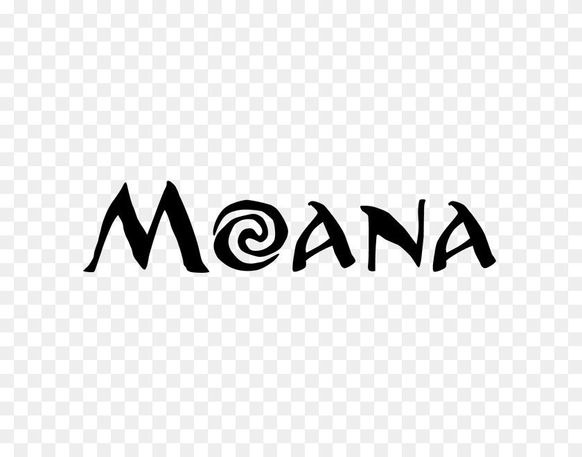 600x600 Free Fonts You Recognize From Famous Movie Titles And Logos - Moana Clipart Black And White