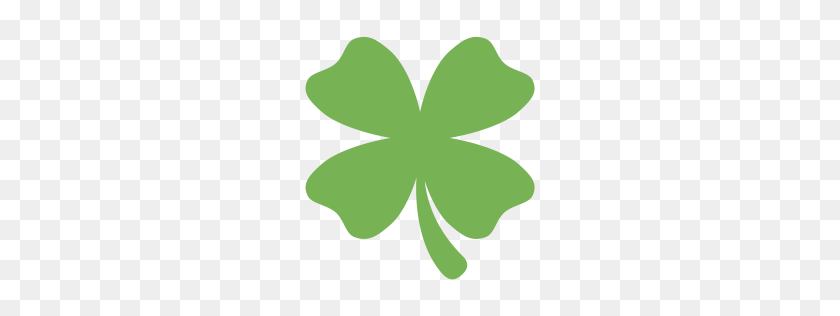 256x256 Free Four, Leaf, Clover, Green, Tree Icon Download Png - Four Leaf Clover Png