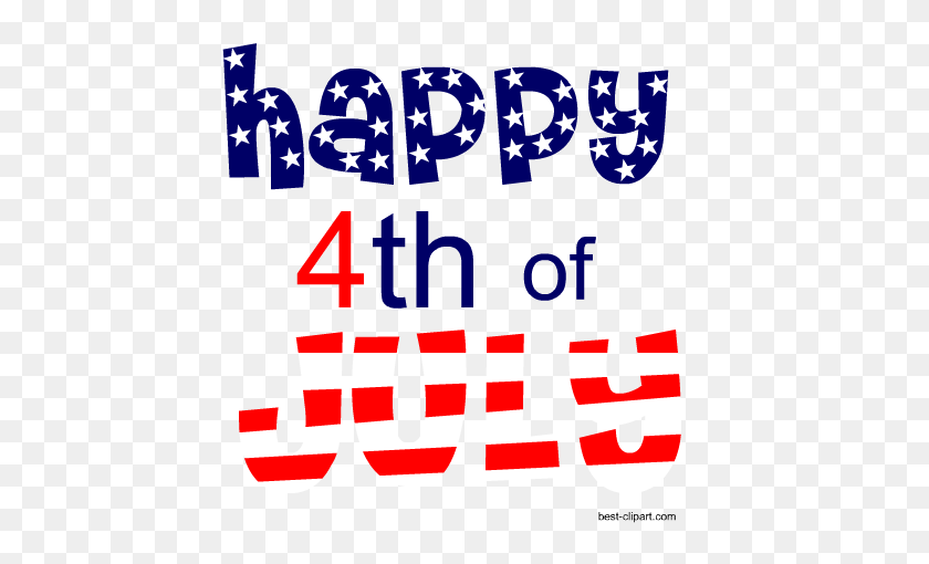 450x450 Free Fourth Of July Clip Art Images And Graphics - Fourth Of July Images Clipart