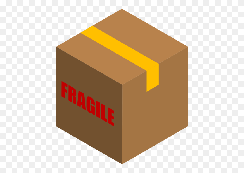456x538 Free Fragile Clipart And Vector Graphics - Packing Boxes Clipart