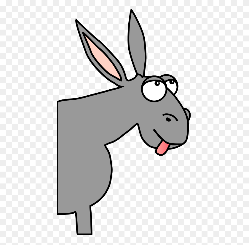 454x768 Free Free Donkey Clipart - Donkey Clipart Black And White