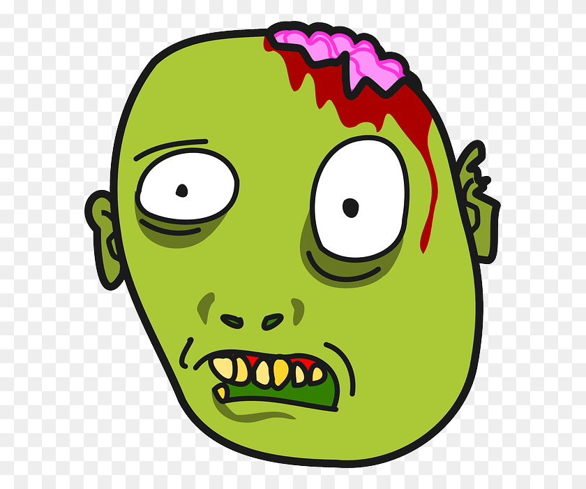 597x640 Free Free Zombie Clipart - Cute Zombie Clipart