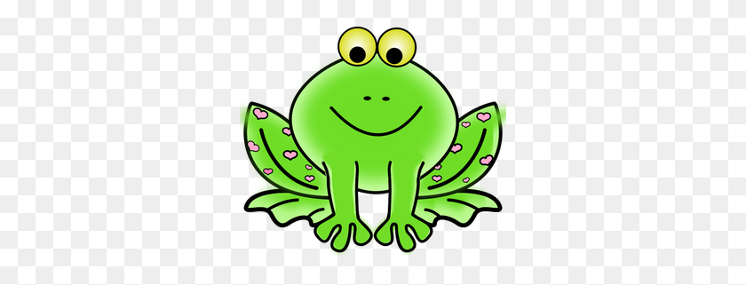 300x261 Free Frog Vector Art - Frog Prince Clipart