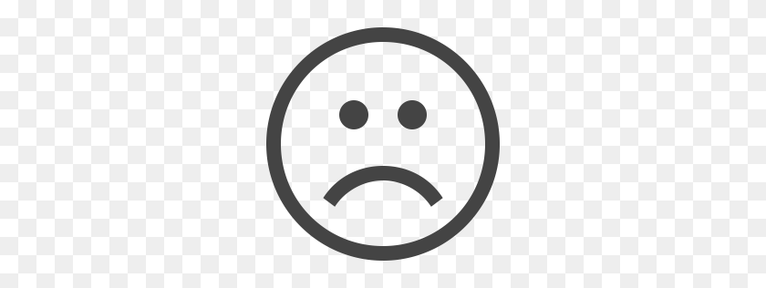 256x256 Free Frown Icon Download Png, Formats - Frown PNG